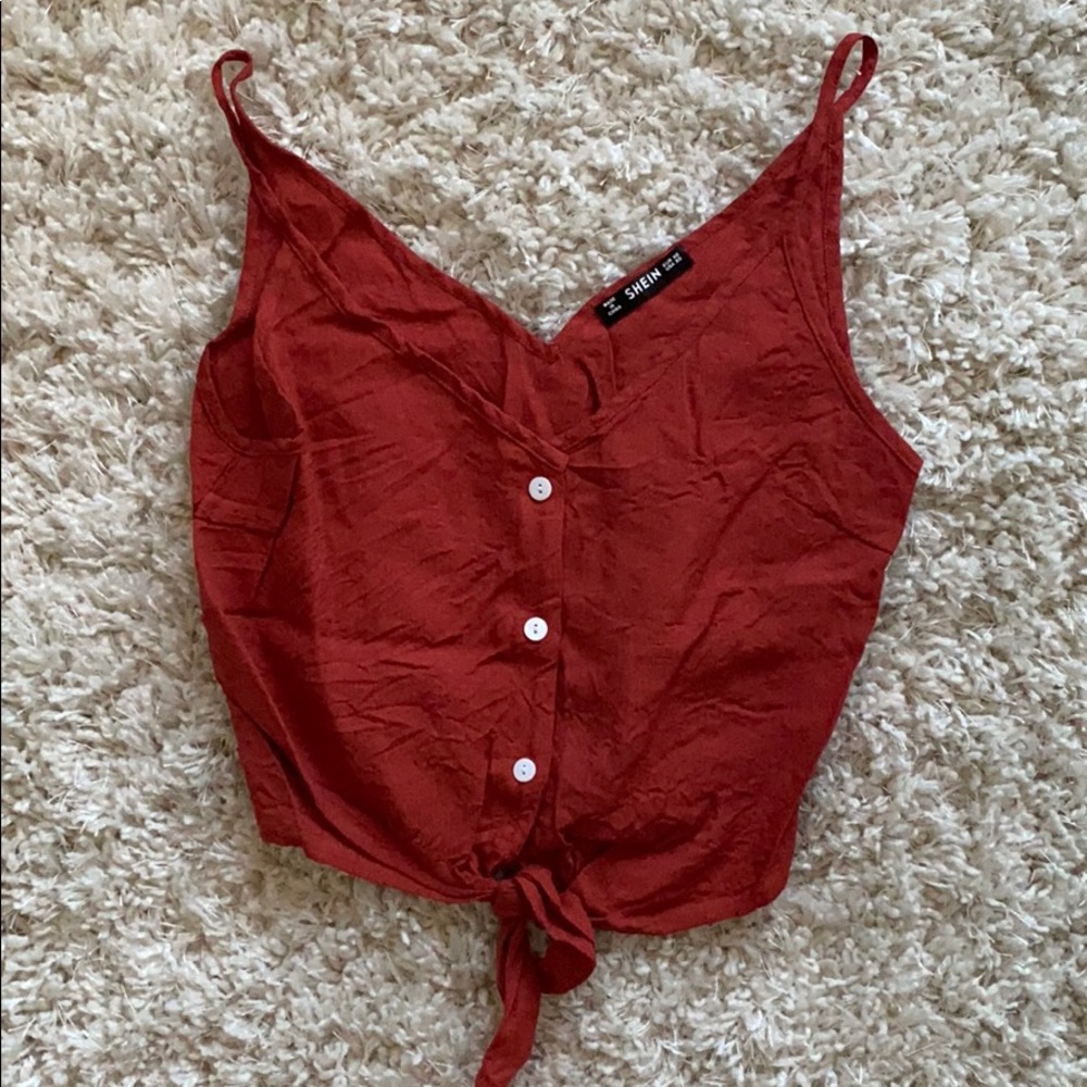 Shein Button Down Tank Top